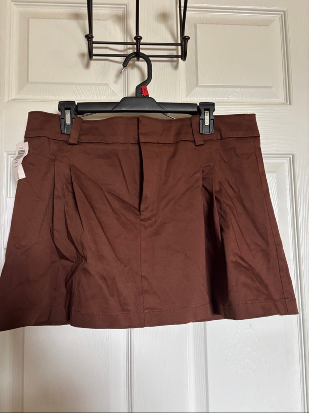 Aritzia Sunday Best Brown Pleated Mini Skirt